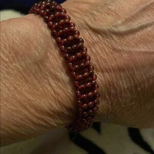 Brown Beaded Bracelet